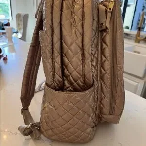 Oliver Thomas Rose Gold 24-7 Quilted Backpack Oliver Thomas 24 + 7 Tennis Backpack - Rose Gold main image 2